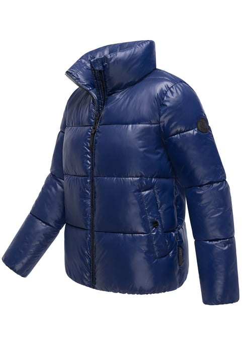 Marikoo Damen Winterjacke Hazalee im Puffer-Stil mit glänzender Optik - Image 2