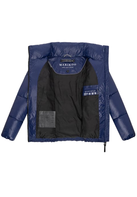 Marikoo Damen Winterjacke Hazalee im Puffer-Stil mit glänzender Optik - Image 4