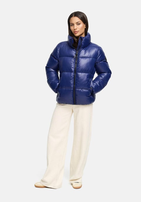 Marikoo Damen Winterjacke Hazalee im Puffer-Stil mit glänzender Optik - Image 5