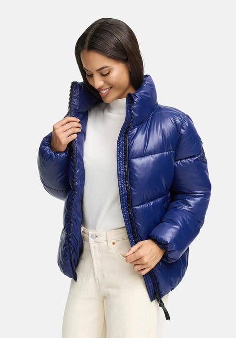Marikoo Damen Winterjacke Hazalee im Puffer-Stil mit glänzender Optik - Image 6