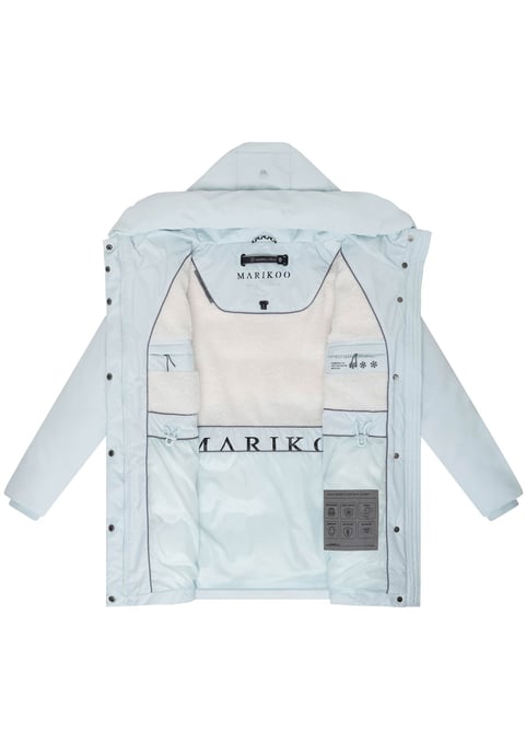 Marikoo Damen Winterjacke Delilah mit Fleecefutter & Taillenregulierung - Image 4