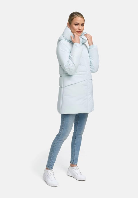 Marikoo Damen Winterjacke Delilah mit Fleecefutter & Taillenregulierung - Image 6