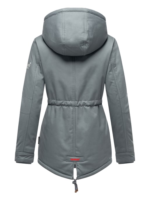 Marikoo Damen Winterjacke Manolya mit Teddyfellfutter & Baumwoll-Obermaterial - Image 4