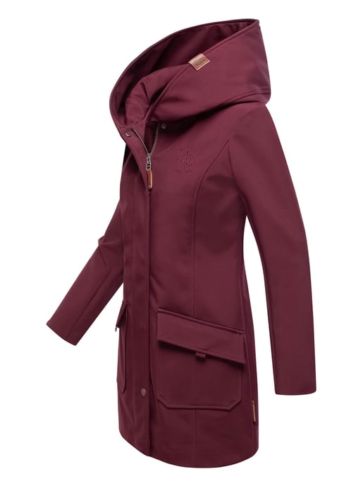Marikoo Damen Softshelljacke – Mayleen, wasserabweisend mit Kapuze - Image 3
