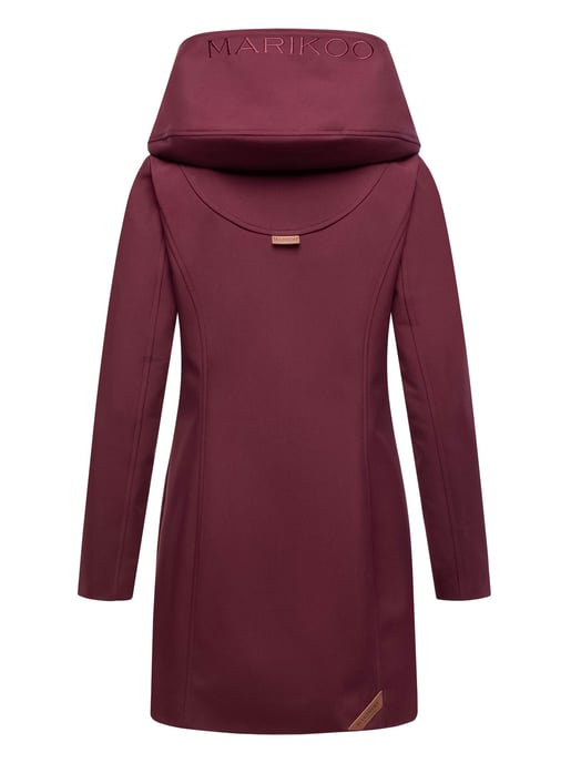 Marikoo Damen Softshelljacke – Mayleen, wasserabweisend mit Kapuze - Image 4