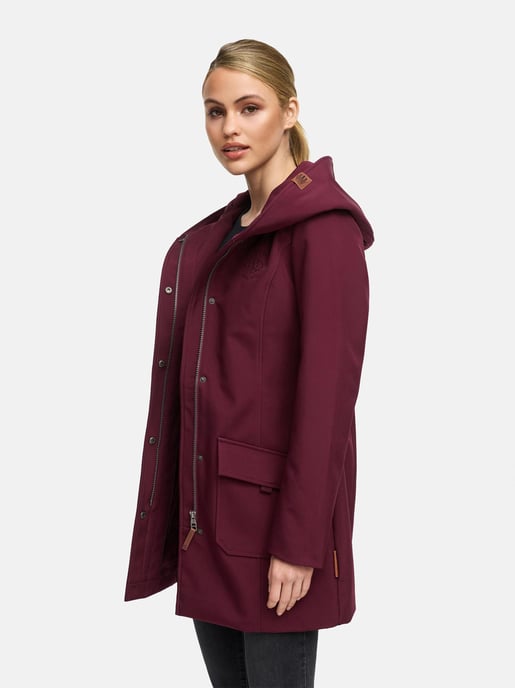 Marikoo Damen Softshelljacke – Mayleen, wasserabweisend mit Kapuze - Image 6