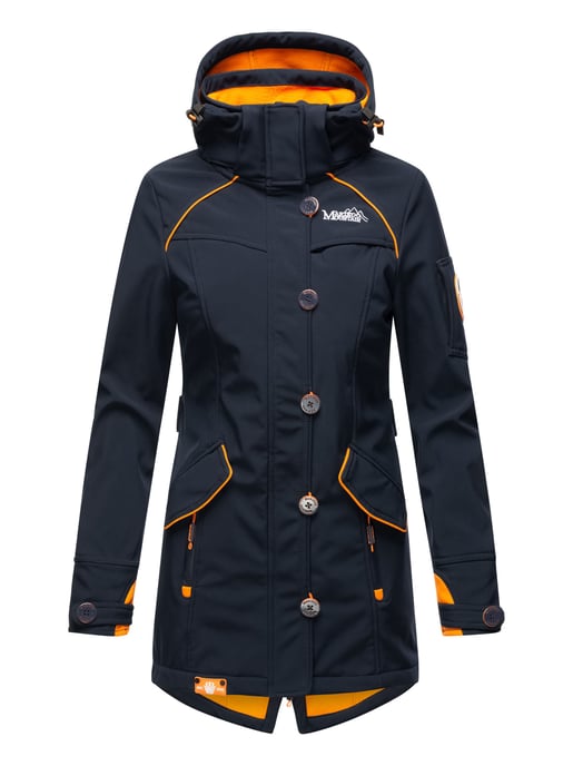 Marikoo Damen Softshelljacke – Soulinaa, wasserdicht mit abnehmbarer Kapuze - Image 2