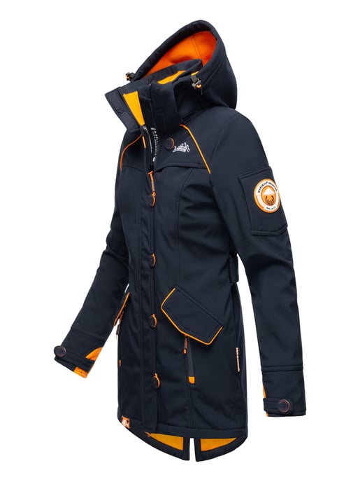 Marikoo Damen Softshelljacke – Soulinaa, wasserdicht mit abnehmbarer Kapuze - Image 3