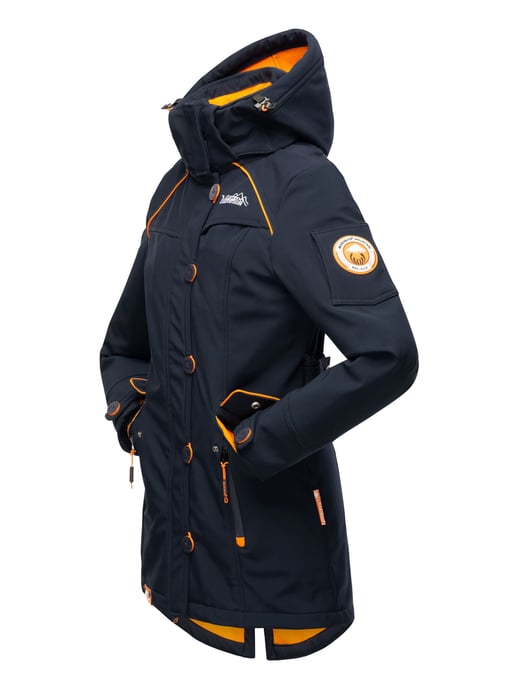 Marikoo Damen Softshelljacke – Soulinaa, wasserdicht mit abnehmbarer Kapuze - Image 4