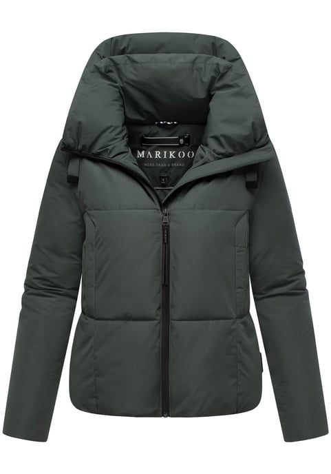 Marikoo Damen Winterjacke Ninikaa mit Kapuze & Fleece-Innenfutter - Image 1