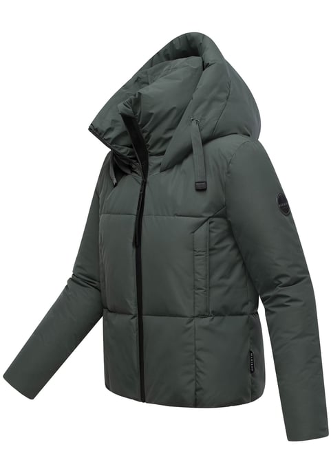 Marikoo Damen Winterjacke Ninikaa mit Kapuze & Fleece-Innenfutter - Image 2