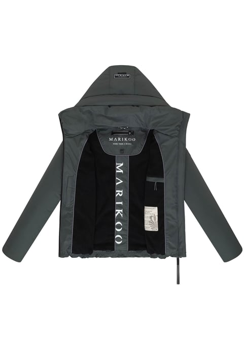 Marikoo Damen Winterjacke Ninikaa mit Kapuze & Fleece-Innenfutter - Image 4