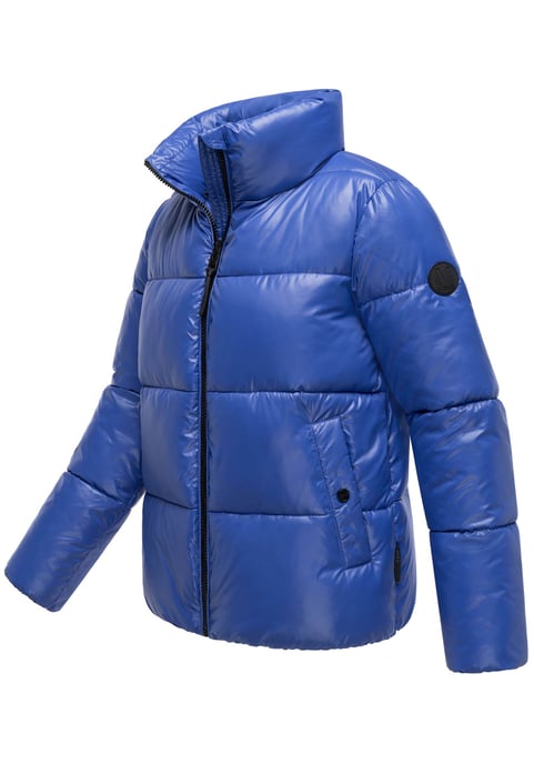 Marikoo Damen Winterjacke Hazalee im Puffer-Stil mit glänzender Optik - Image 2