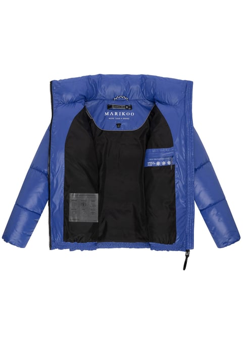 Marikoo Damen Winterjacke Hazalee im Puffer-Stil mit glänzender Optik - Image 4