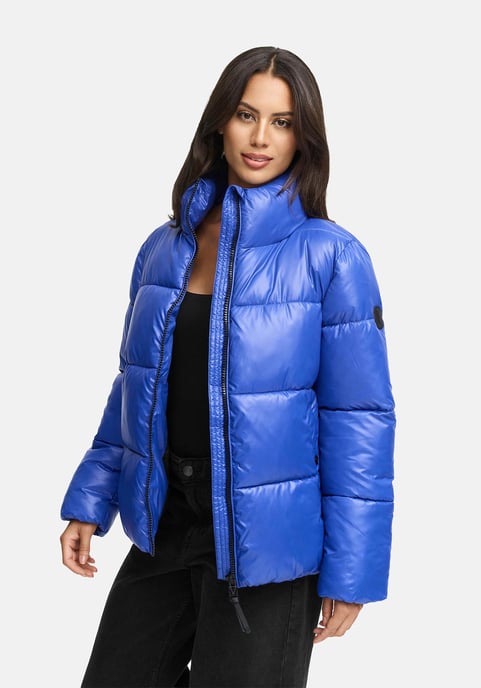 Marikoo Damen Winterjacke Hazalee im Puffer-Stil mit glänzender Optik - Image 5