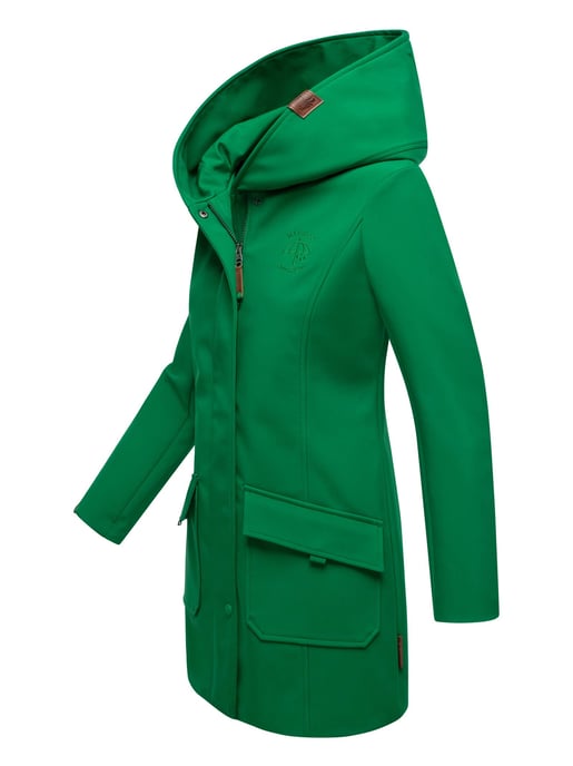 Marikoo Damen Softshelljacke – Mayleen, wasserabweisend mit Kapuze - Image 3