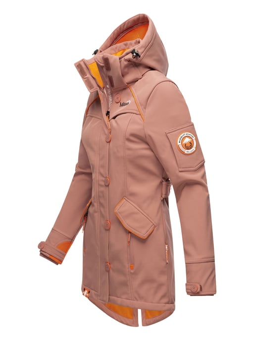 Marikoo Damen Softshelljacke – Soulinaa, wasserdicht mit abnehmbarer Kapuze - Image 3