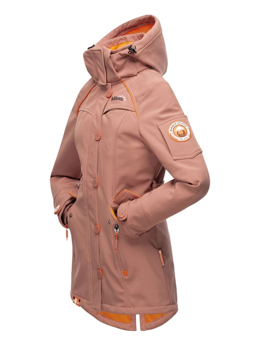 Marikoo Damen Softshelljacke – Soulinaa, wasserdicht mit abnehmbarer Kapuze - Image 4