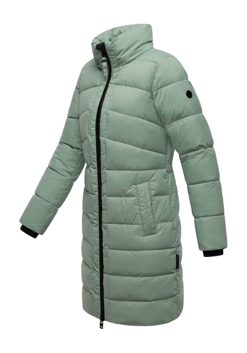 Marikoo Damen Wintermantel Kaltnäschen mit abnehmbarer Kapuze - Image 2