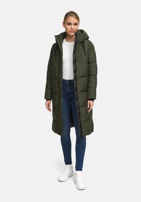 Marikoo Damen Winter Steppmantel Chumanii XVI mit Magnettaschen - Image 5