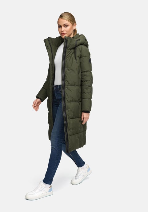 Marikoo Damen Winter Steppmantel Chumanii XVI mit Magnettaschen - Image 6