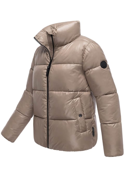 Marikoo Damen Winterjacke Hazalee im Puffer-Stil mit glänzender Optik - Image 2