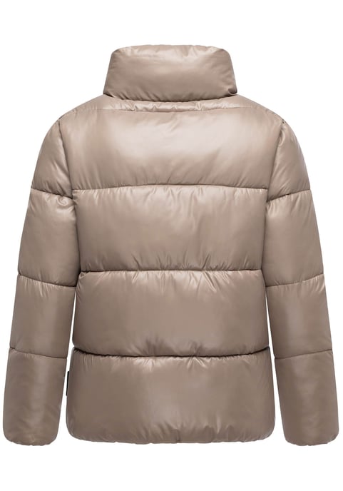 Marikoo Damen Winterjacke Hazalee im Puffer-Stil mit glänzender Optik - Image 3