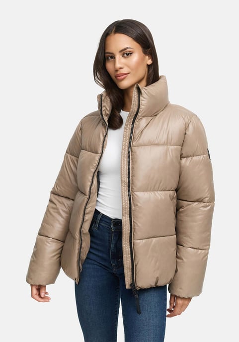 Marikoo Damen Winterjacke Hazalee im Puffer-Stil mit glänzender Optik - Image 5