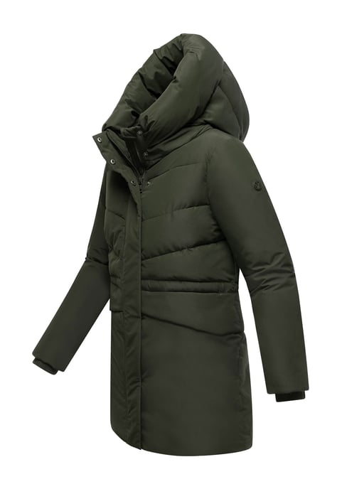 Marikoo Damen Winterjacke Delilah mit Fleecefutter & Taillenregulierung - Image 2