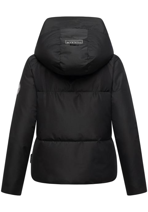 Marikoo Damen Winterjacke Ninikaa mit Kapuze & Fleece-Innenfutter - Image 3