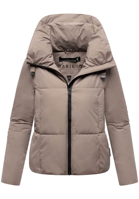 Marikoo Damen Winterjacke Ninikaa mit Kapuze & Fleece-Innenfutter - Image 1