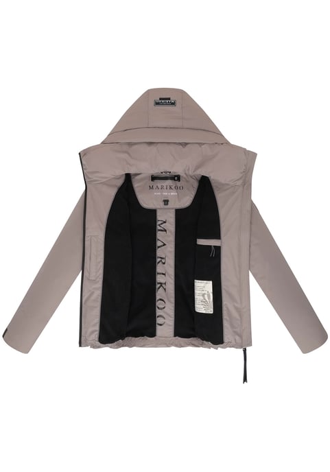 Marikoo Damen Winterjacke Ninikaa mit Kapuze & Fleece-Innenfutter - Image 4