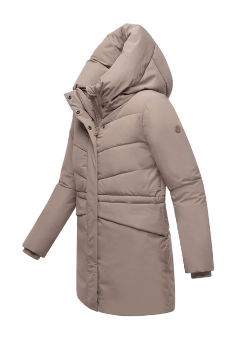 Marikoo Damen Winterjacke Delilah mit Fleecefutter & Taillenregulierung - Image 2