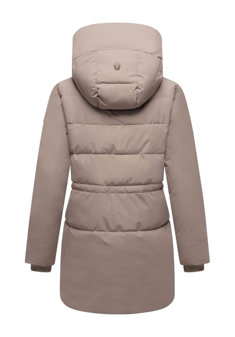 Marikoo Damen Winterjacke Delilah mit Fleecefutter & Taillenregulierung - Image 3