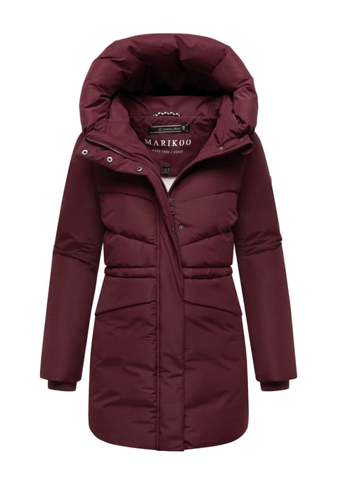 Marikoo Damen Winterjacke Delilah mit Fleecefutter & Taillenregulierung - Image 1