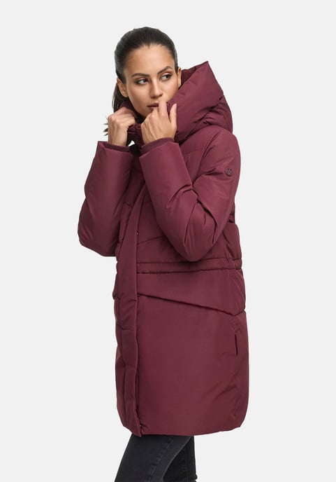 Marikoo Damen Winterjacke Delilah mit Fleecefutter & Taillenregulierung - Image 5