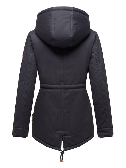 Marikoo Damen Winterjacke Manolya mit Teddyfellfutter & Baumwoll-Obermaterial - Image 4