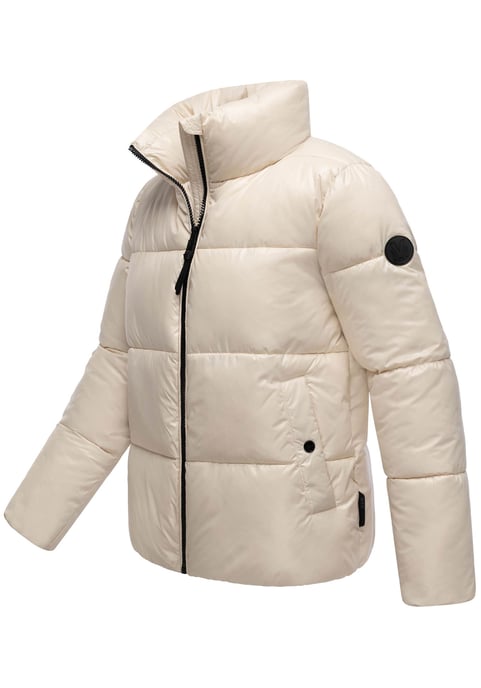 Marikoo Damen Winterjacke Hazalee im Puffer-Stil mit glänzender Optik - Image 2