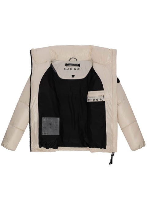 Marikoo Damen Winterjacke Hazalee im Puffer-Stil mit glänzender Optik - Image 4