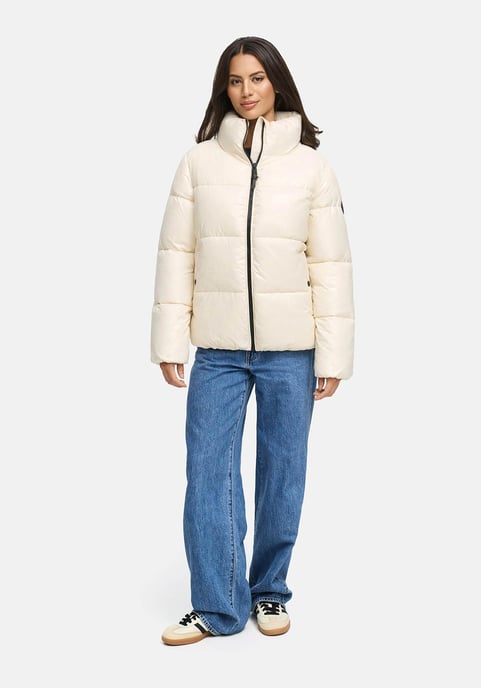 Marikoo Damen Winterjacke Hazalee im Puffer-Stil mit glänzender Optik - Image 6