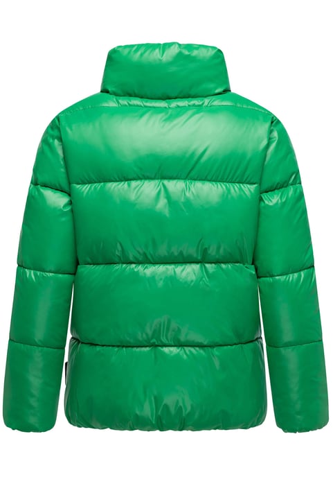 Marikoo Damen Winterjacke Hazalee im Puffer-Stil mit glänzender Optik - Image 3
