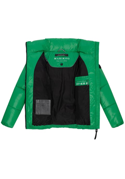 Marikoo Damen Winterjacke Hazalee im Puffer-Stil mit glänzender Optik - Image 4