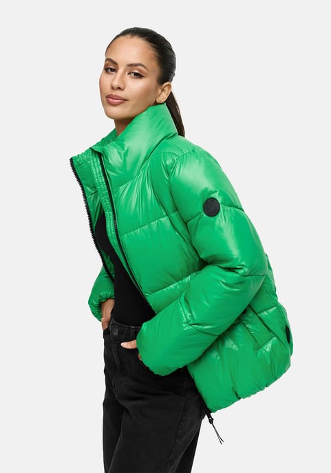 Marikoo Damen Winterjacke Hazalee im Puffer-Stil mit glänzender Optik - Image 6