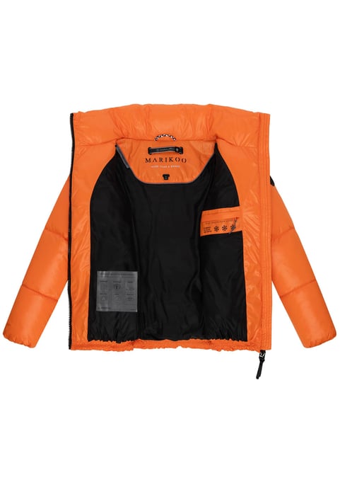 Marikoo Damen Winterjacke Hazalee im Puffer-Stil mit glänzender Optik - Image 4