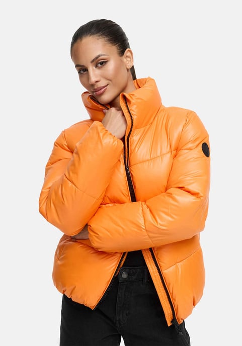 Marikoo Damen Winterjacke Hazalee im Puffer-Stil mit glänzender Optik - Image 5