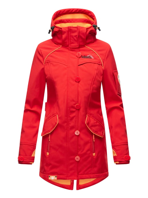 Marikoo Damen Softshelljacke – Soulinaa, wasserdicht mit abnehmbarer Kapuze - Image 2