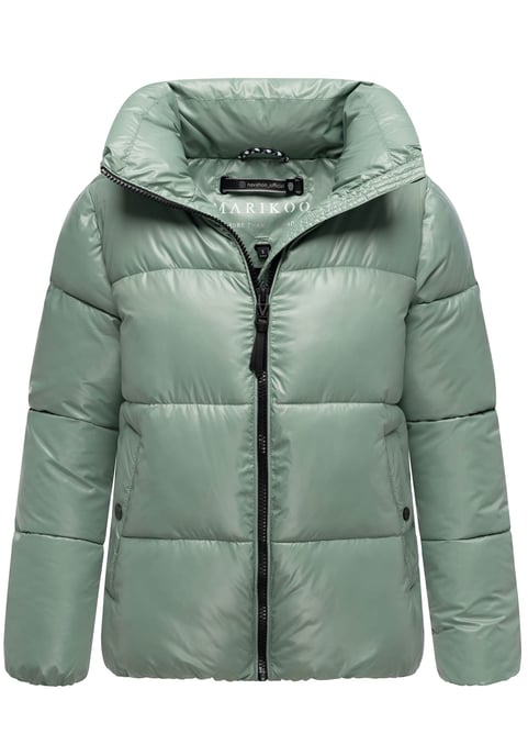Marikoo Damen Winterjacke Hazalee im Puffer-Stil mit glänzender Optik - Image 1