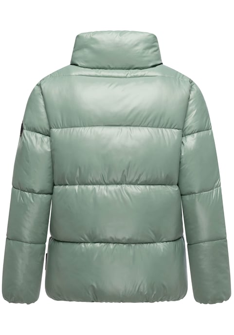 Marikoo Damen Winterjacke Hazalee im Puffer-Stil mit glänzender Optik - Image 3