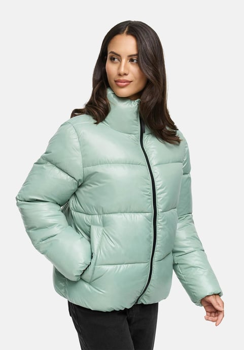 Marikoo Damen Winterjacke Hazalee im Puffer-Stil mit glänzender Optik - Image 5