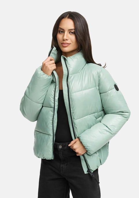 Marikoo Damen Winterjacke Hazalee im Puffer-Stil mit glänzender Optik - Image 6